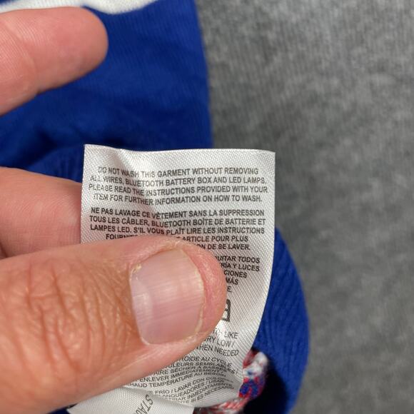 NFL New York Giants Light Up Bluetooth Sweater Men's Large LED WORKS Football - Picture 9 of 12